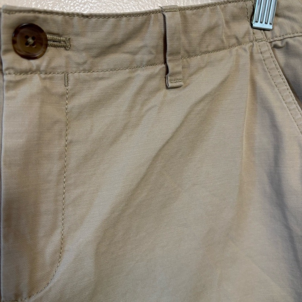 Gap Womens Shorts Chino Khaki 100% Cotton Pockets Short Tan Size 8R - Picture 4 of 7